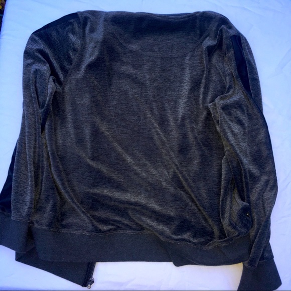 Calvin Klein Gray Track Jacket, Sleeve Detail - Picture 8 of 12